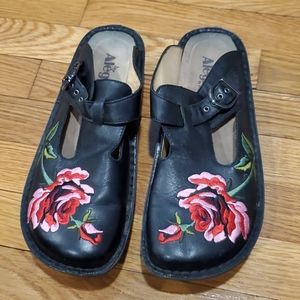 Embroidered Rose Alegria Shoes